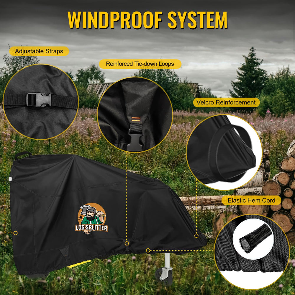 Mionovity secured straps and elastic hem showing windproof fit advantage