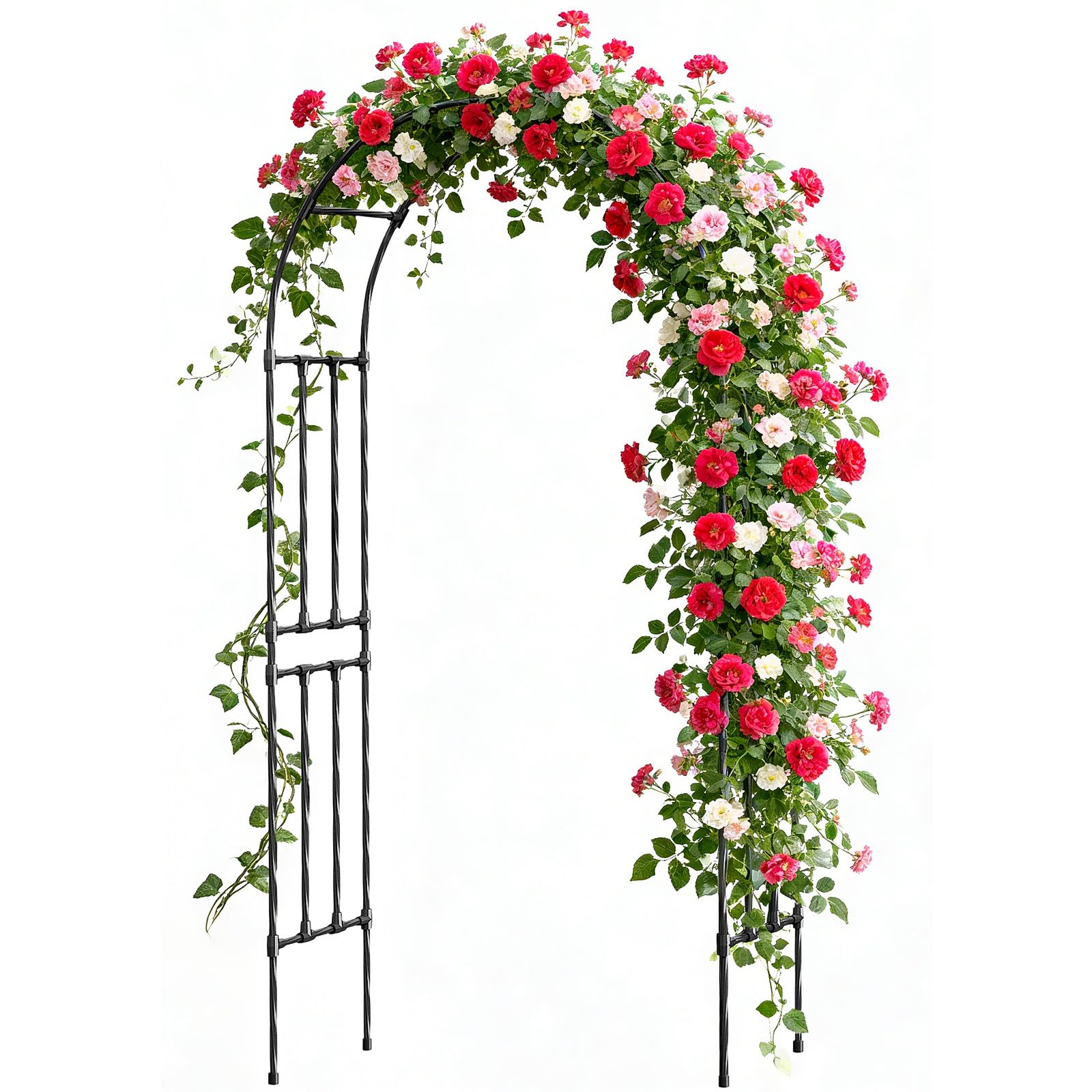 Miory arch front view showing walkable trellis and garden entrance benefit