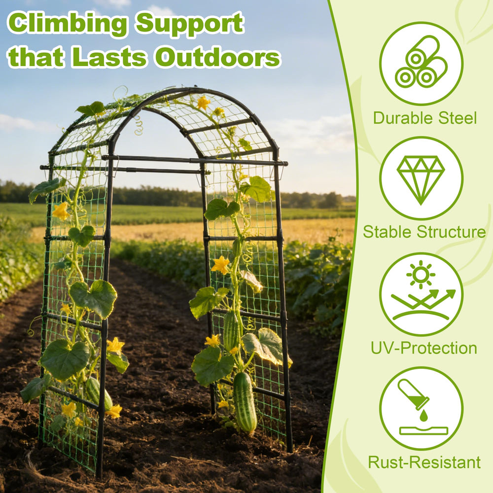 Miory garden netting and included tools ready for immediate setup