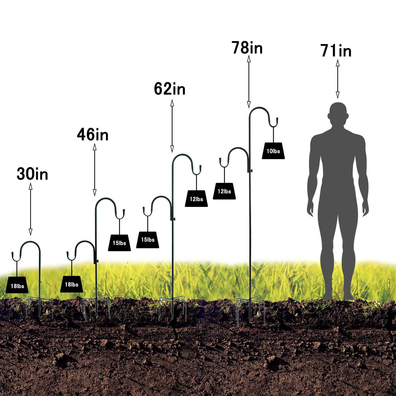 MIPON five pronged base closeup demonstrating improved ground stability benefit