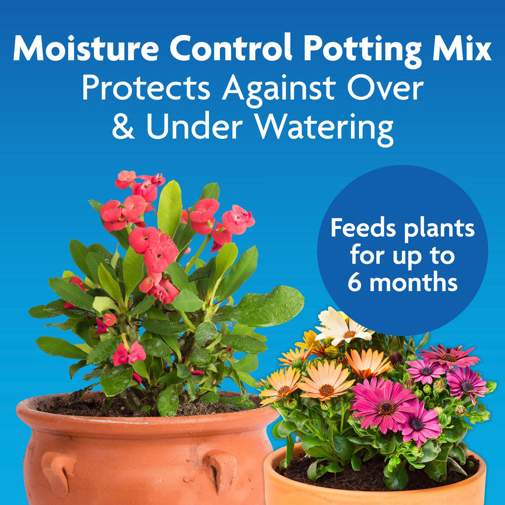 Miracle-Gro close-up of mix texture demonstrating moisture retention