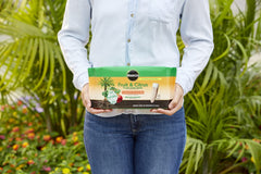 Miracle-Gro close-up of spike texture showing easy soil insertion