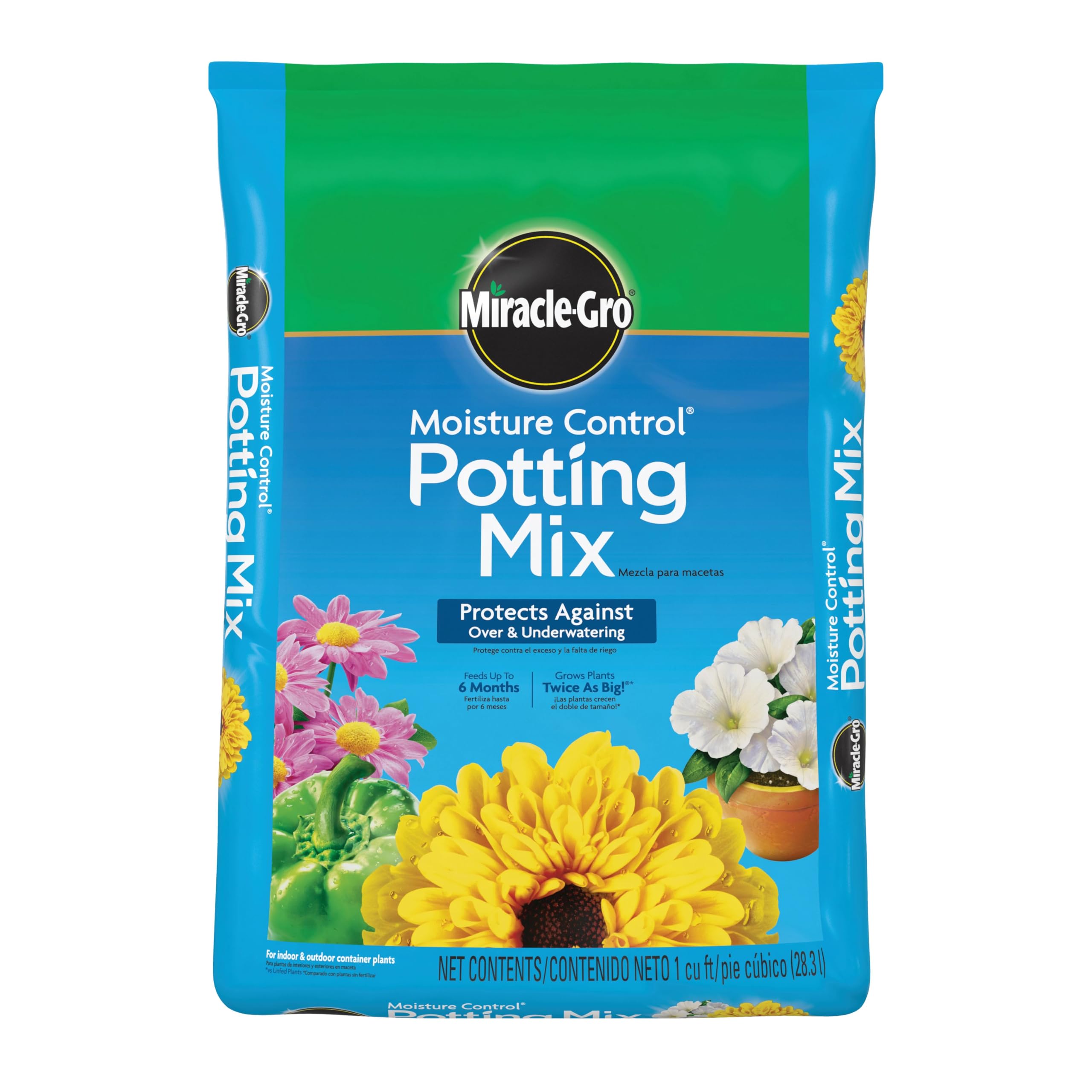 Miracle-Gro front packaging showing product name and benefits