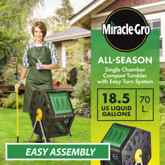 Miracle-Gro galvanized steel base closeup for durable, stable support