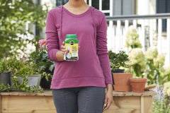 Miracle-Gro granular texture close-up highlighting slow-release natural ingredients