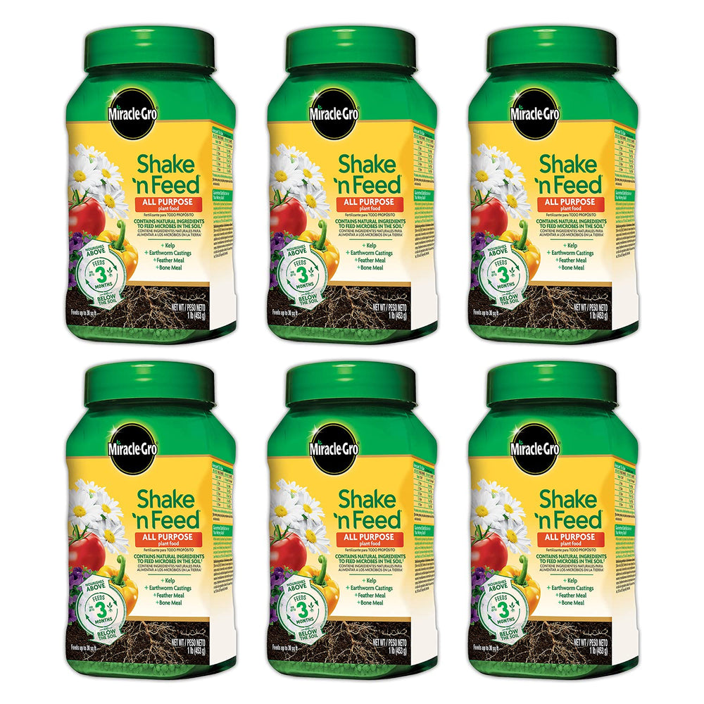 Miracle-Gro front packaging showing product benefits and labeling, easy identification