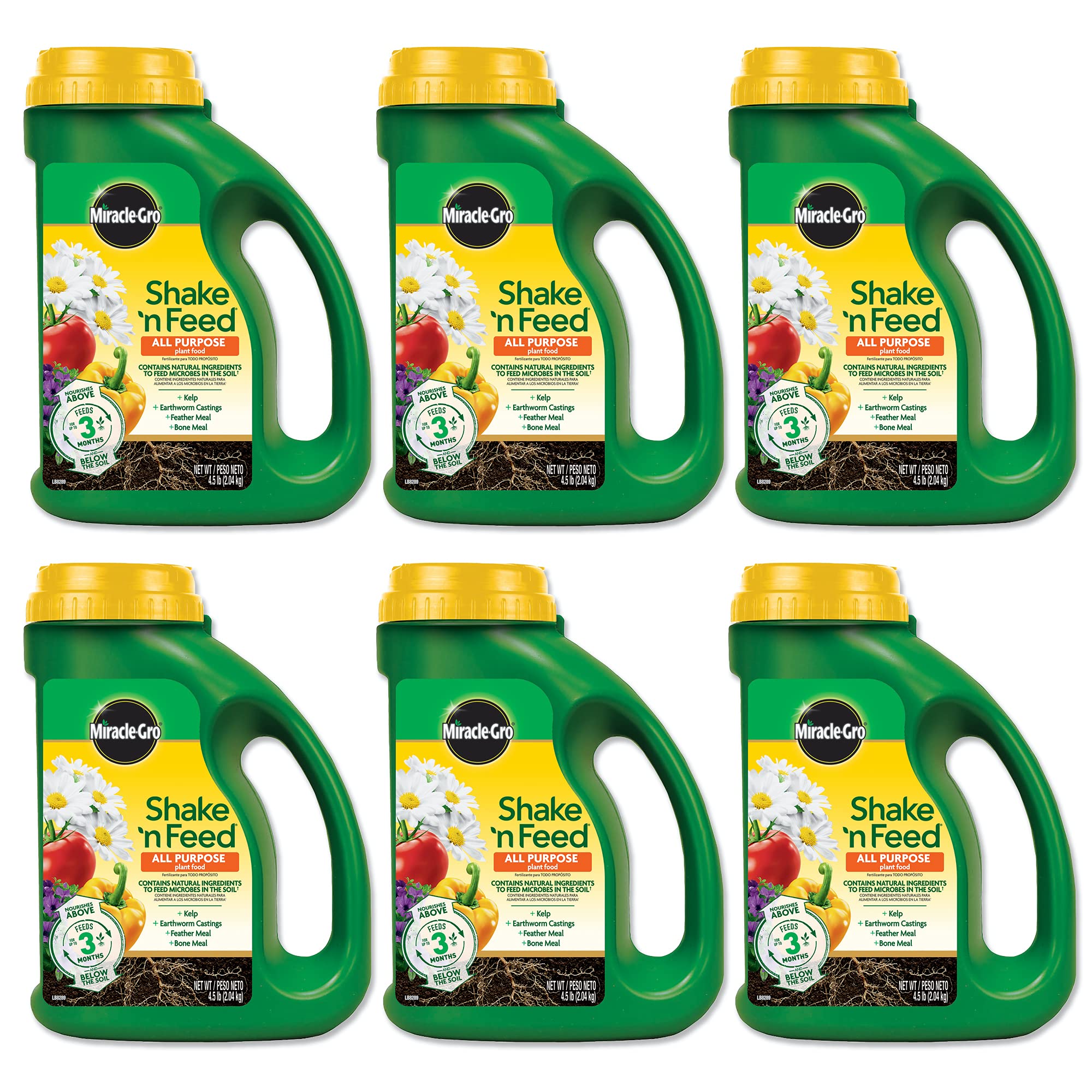 Miracle-Gro front packaging showing product and easy application benefit