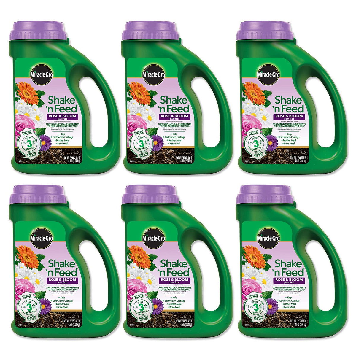 Miracle-Gro front packaging showing product and easy-use benefit