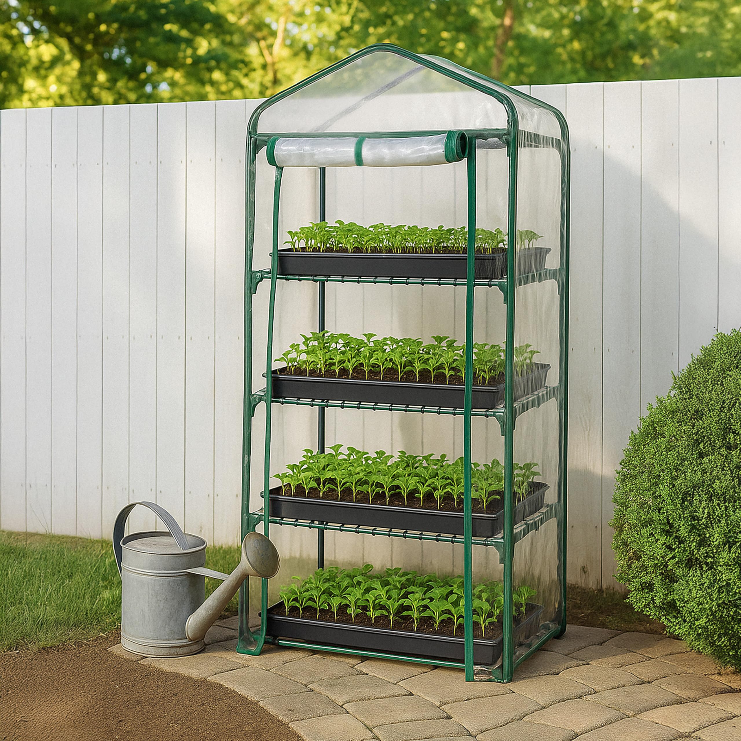 Miracle-Gro size comparison with common pots showing compact footprint and capacity