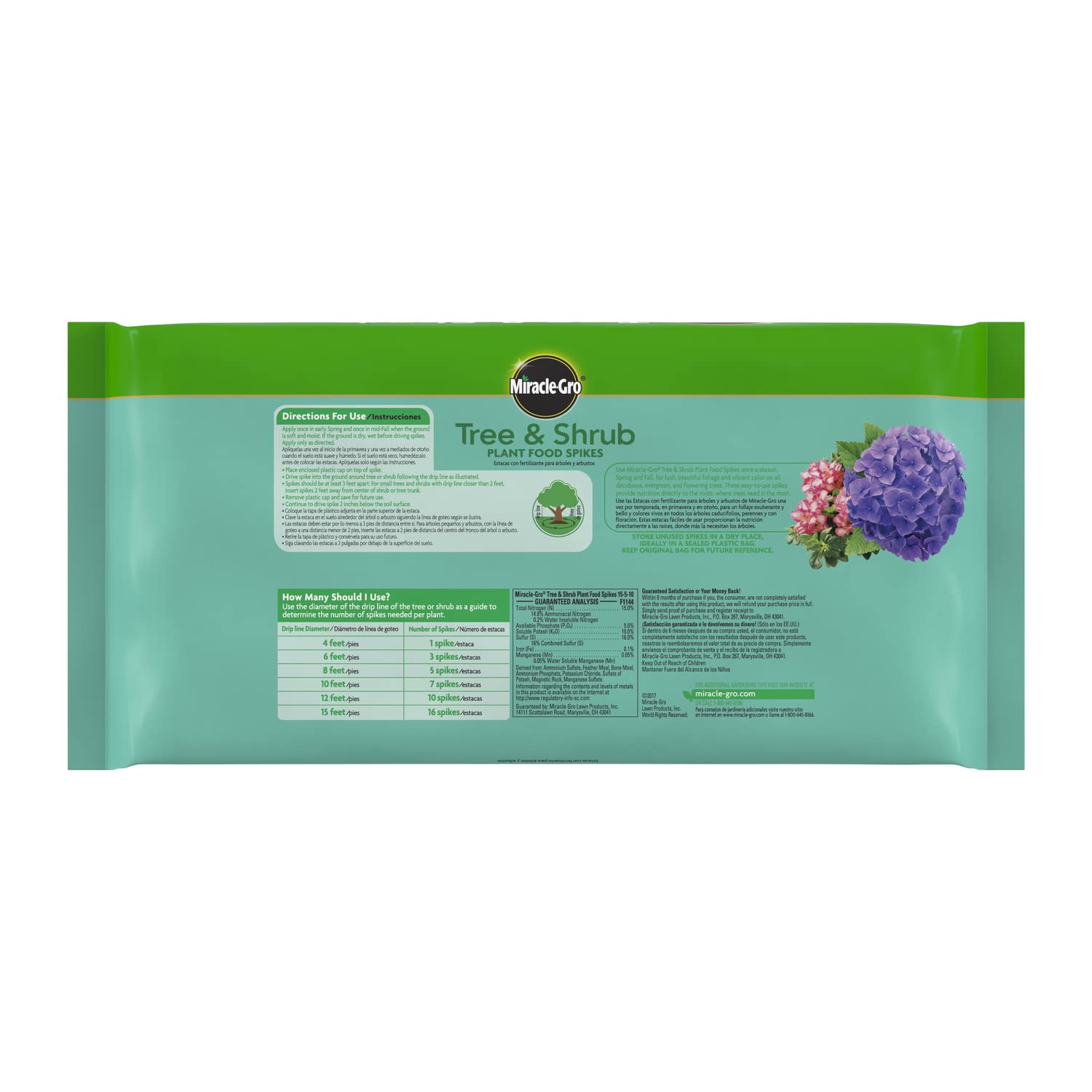 Miracle-Gro spike texture close-up illustrating slow-release natural ingredients