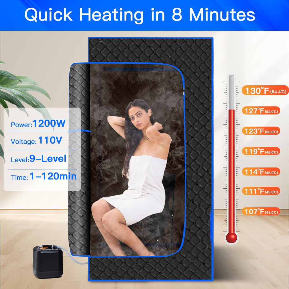 Mirrostory close-up of the 1200W steamer unit for fast heat-up benefit
