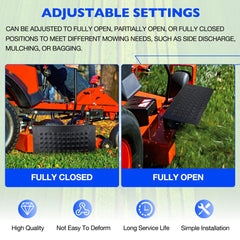 Misakomo mounted on 60-inch mower side profile demonstrating improved mulching