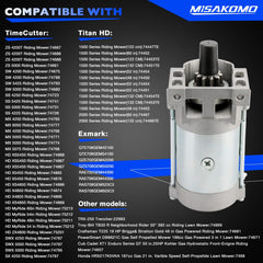 Misakomo starter mounting flange detail ensuring correct bolt alignment