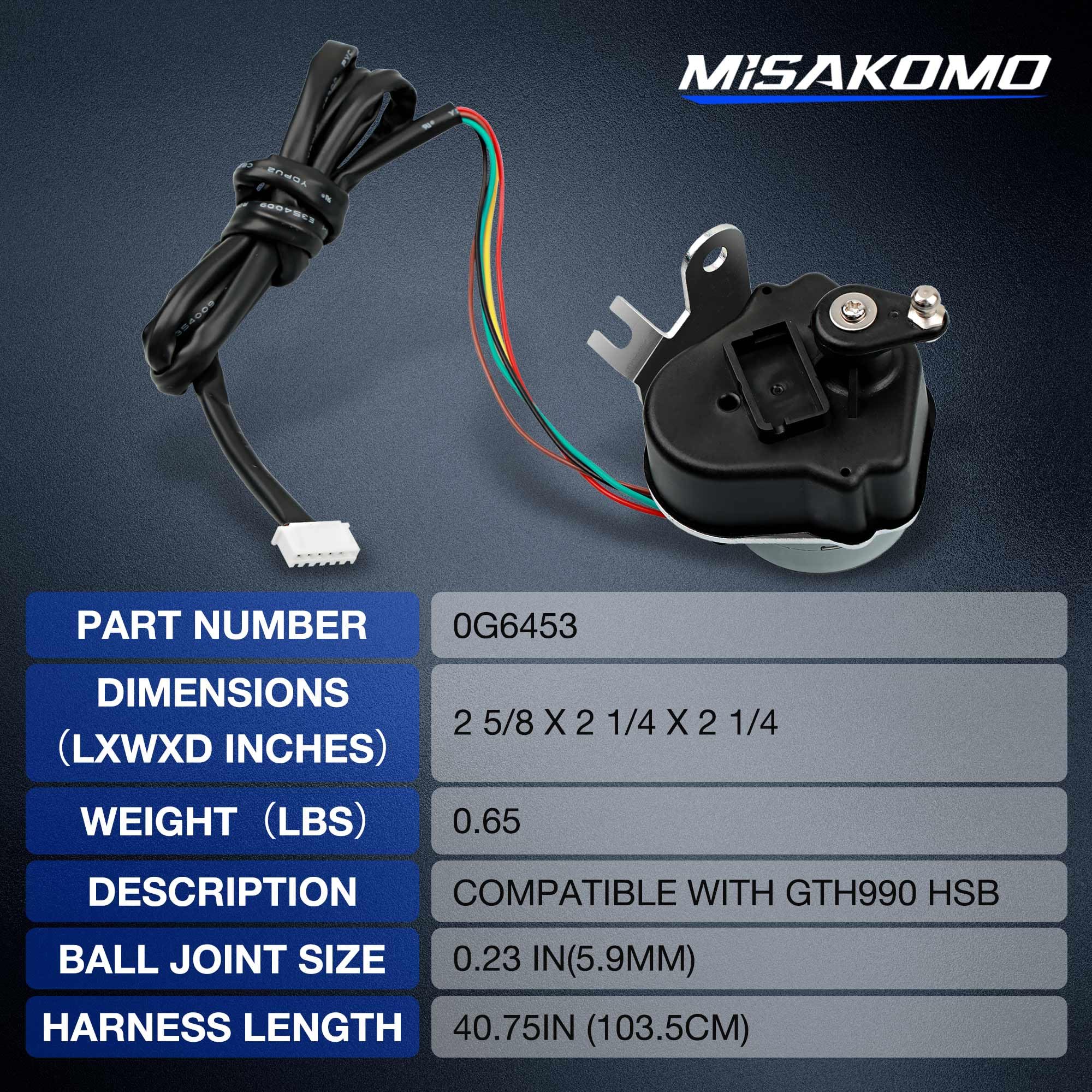 Misakomo stepper harness stretched to show 40.75 inch length for correct fit