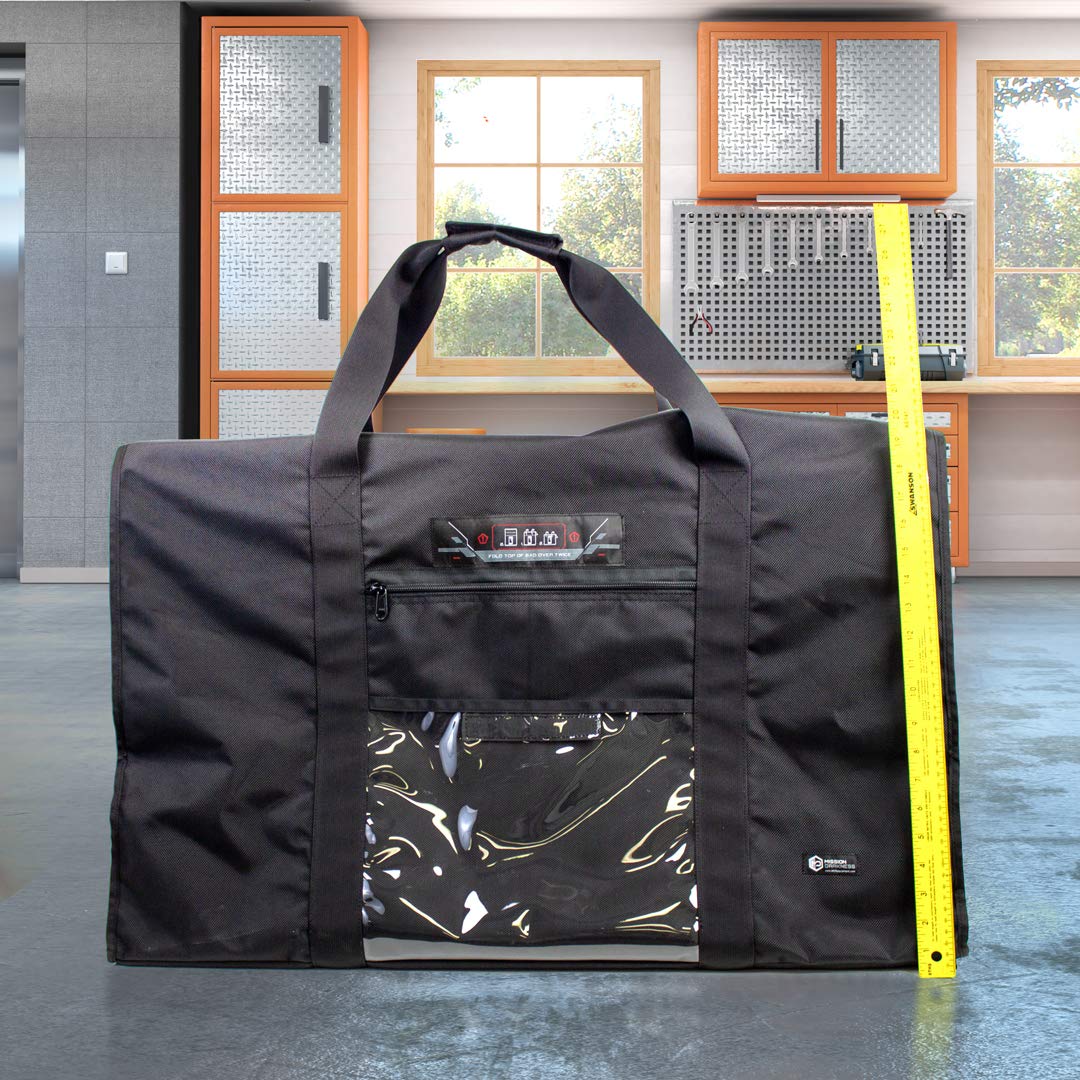 Mission Darkness bag in emergency response scene showing field-ready protection benefit
