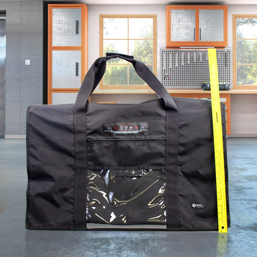 Mission Darkness bag in emergency response scene showing field-ready protection benefit