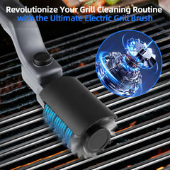Mistcado stainless steel brush head close-up showing rust-resistant bristles for effective grease removal