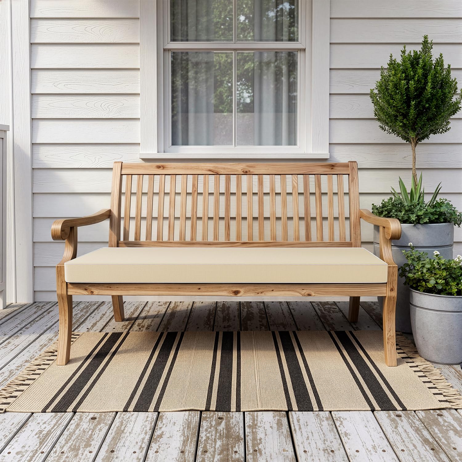 MIULEE close texture shot highlighting slubby weave and durable fade‑resistant fabric