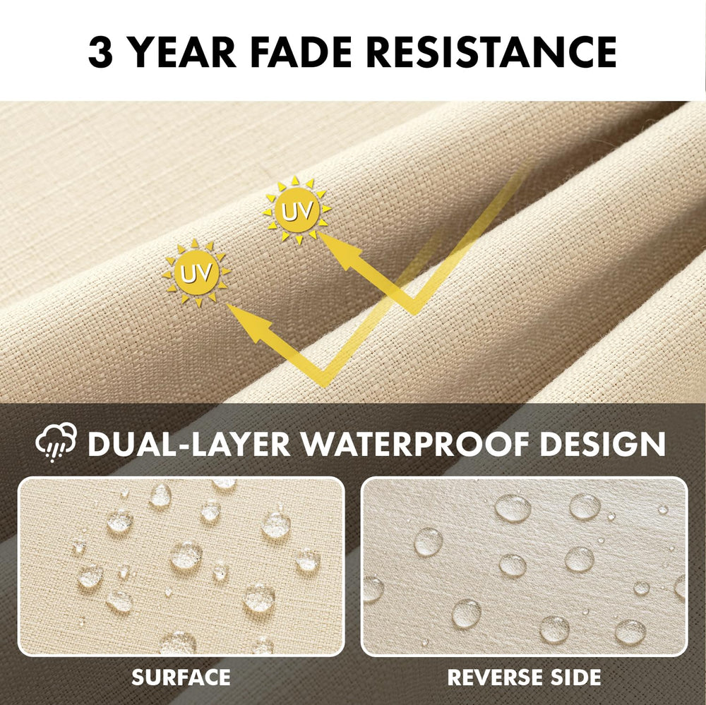 MIULEE side profile showing hidden zipper and double‑flap for easy cover removal