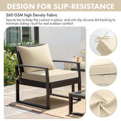MIULEE zipper and double-overlap flap detail protecting inserts and improving weather resistance