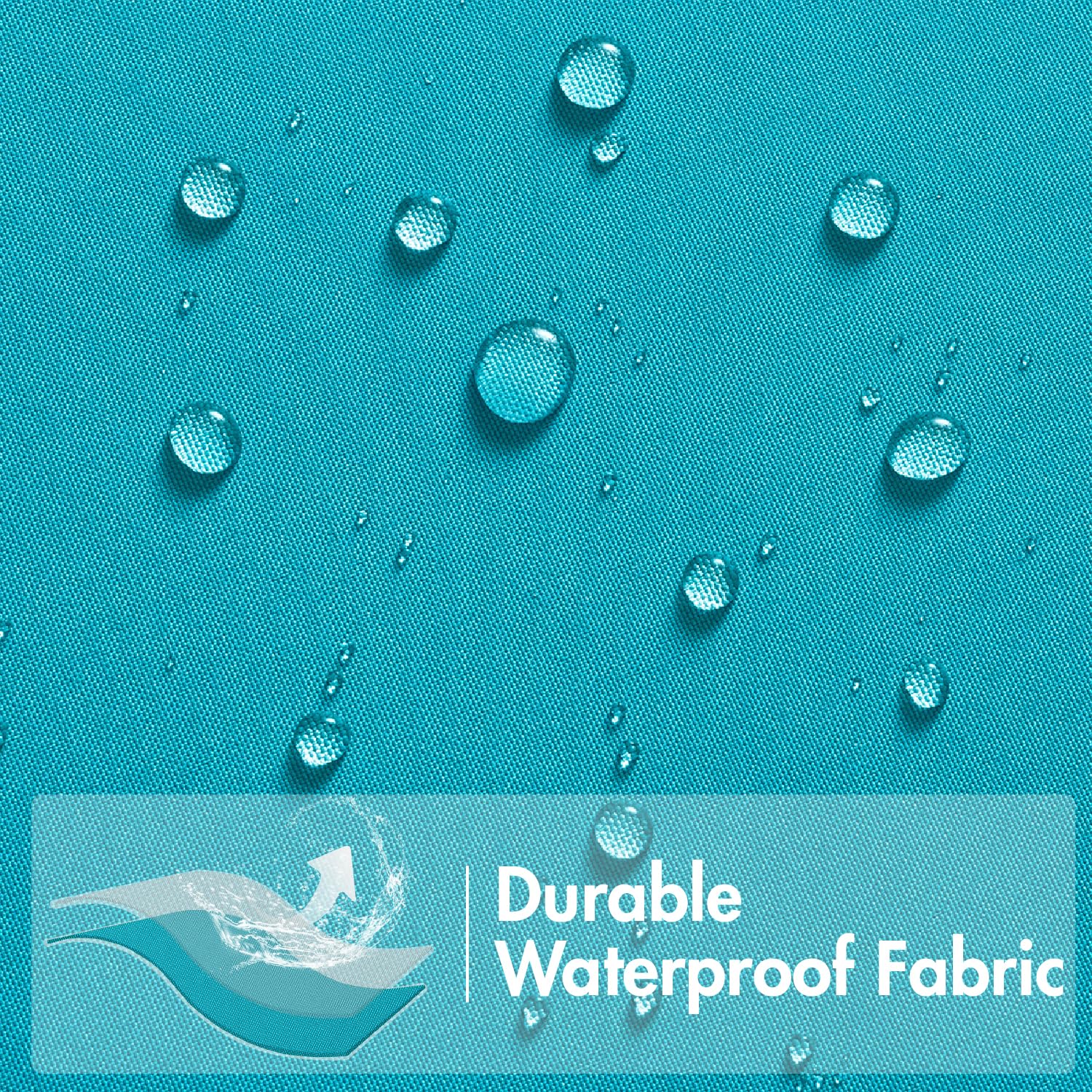 MIULEE close-up of canvas polyester texture showing durable weave benefit: long-lasting look