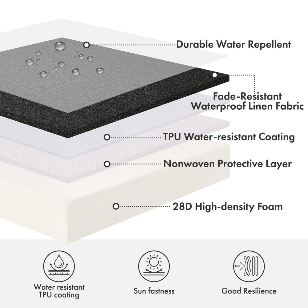 MIULEE cushion beside ruler to display exact 48x18x3 inch dimensions