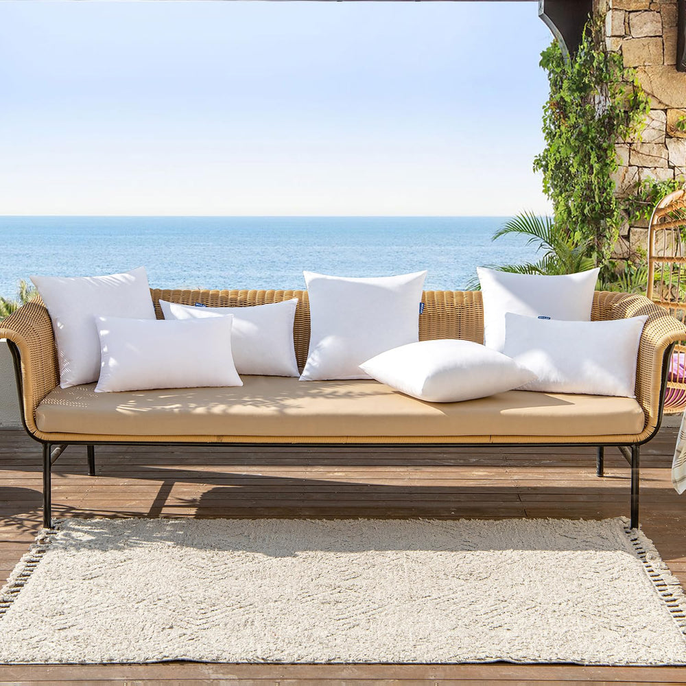 MIULEE cojín en ambiente junto a la piscina, decorativo y resistente