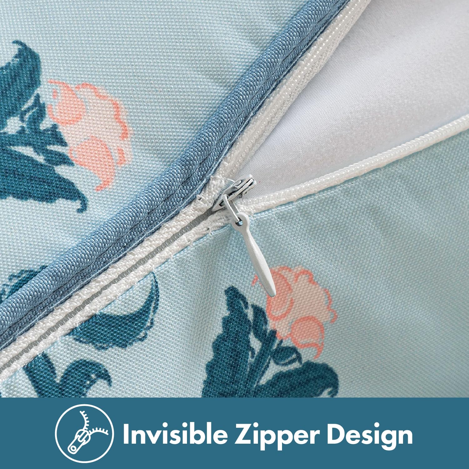 MIULEE pillows in a coastal lifestyle scene enhancing relaxed vacation vibe
