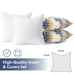 MIULEE fluffed PP cotton insert inside cover for instant plush comfort