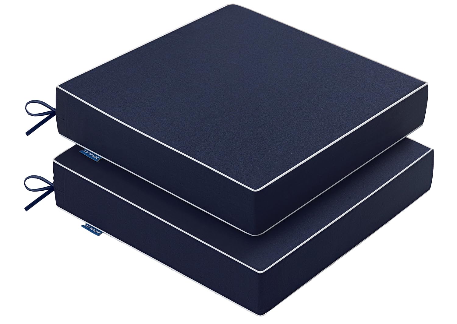 MIULEE navy cushions front view showing full seat coverage and color