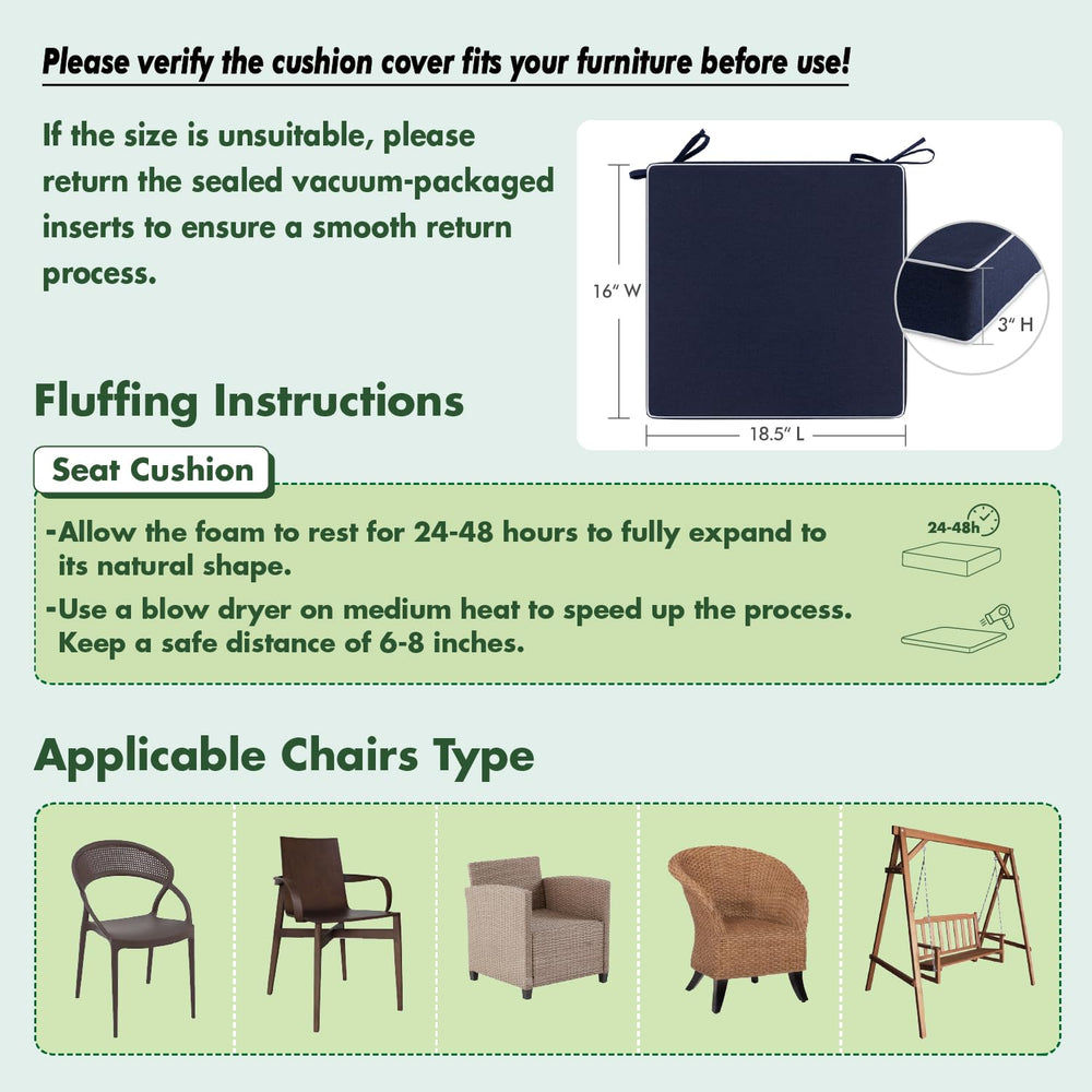 MIULEE cushion next to chair for scale and fit confirmation