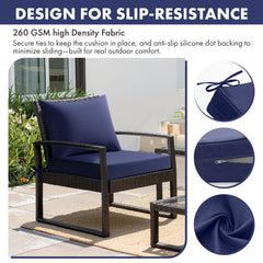 MIULEE wide zipper detail with double-overlap flap for easy cover removal