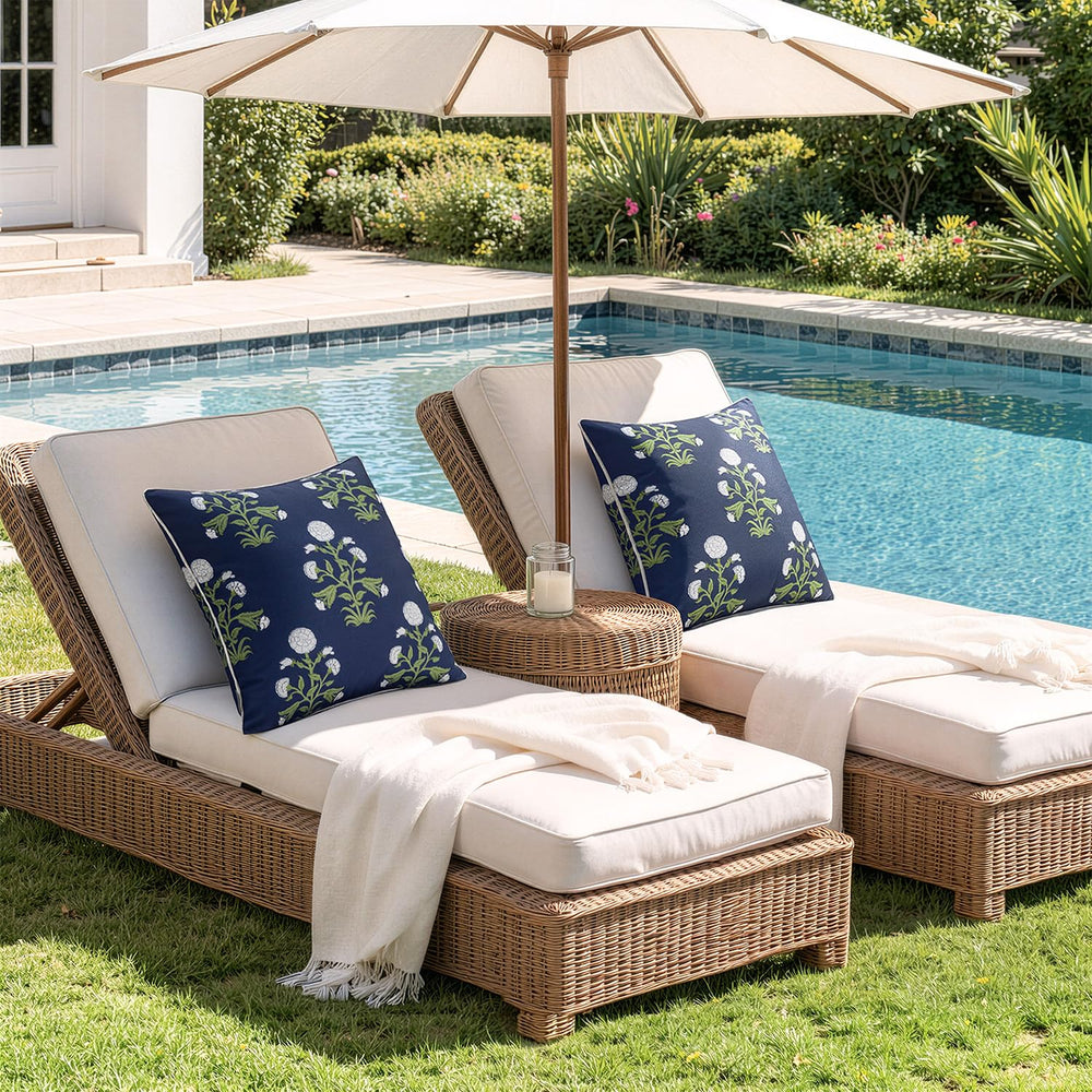 MIULEE pillows on porch swing creating inviting outdoor relaxation spot