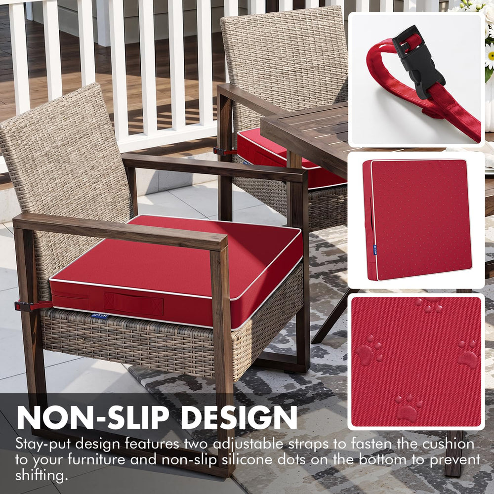 MIULEE underside showing silicone non-slip dots to keep cushions securely in place