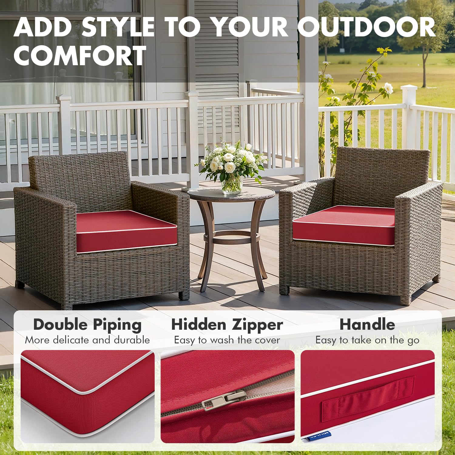 MIULEE close-up of Oxford polyester texture highlighting durable, water-resistant finish