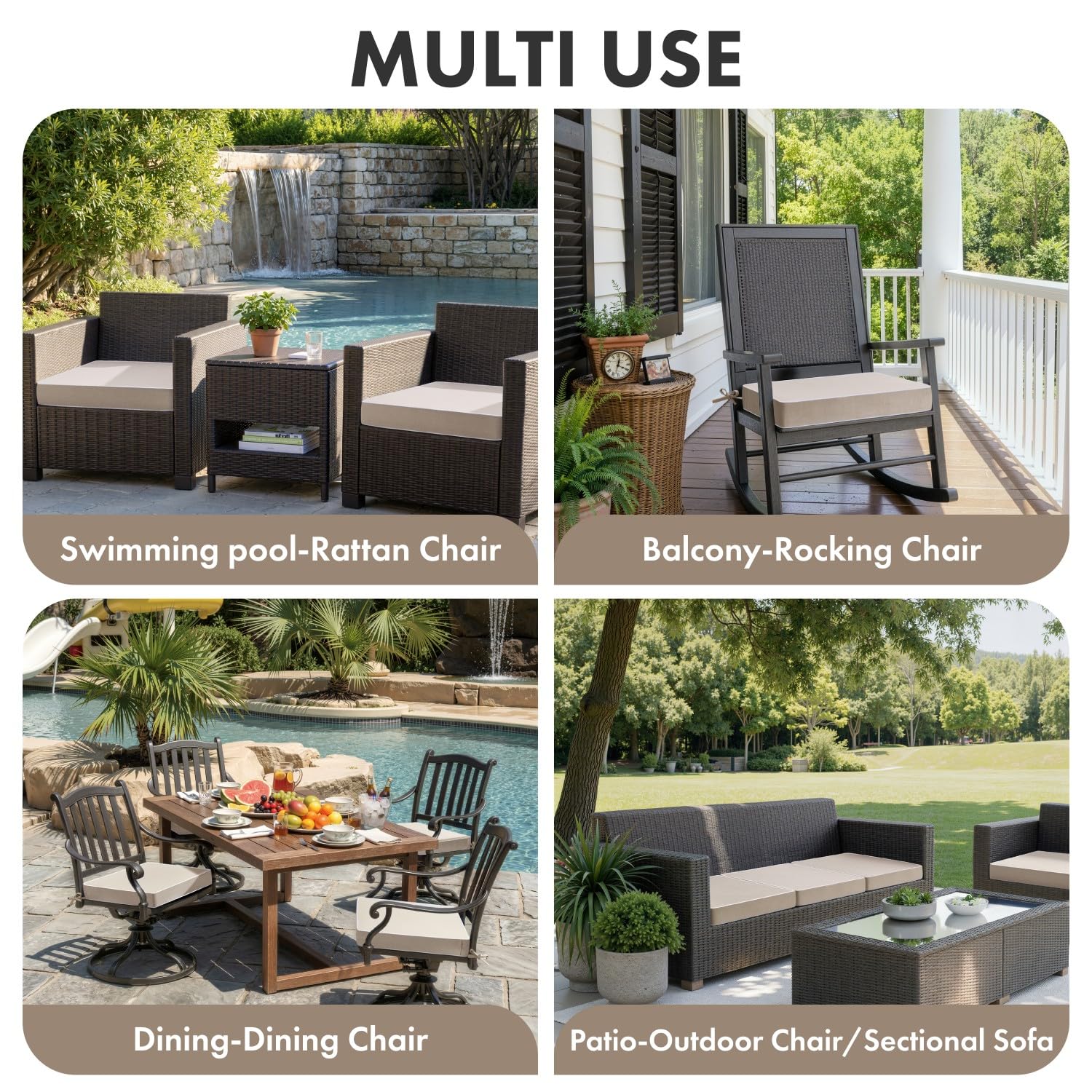 MIULEE hands holding cushion showing size and portability for quick setup