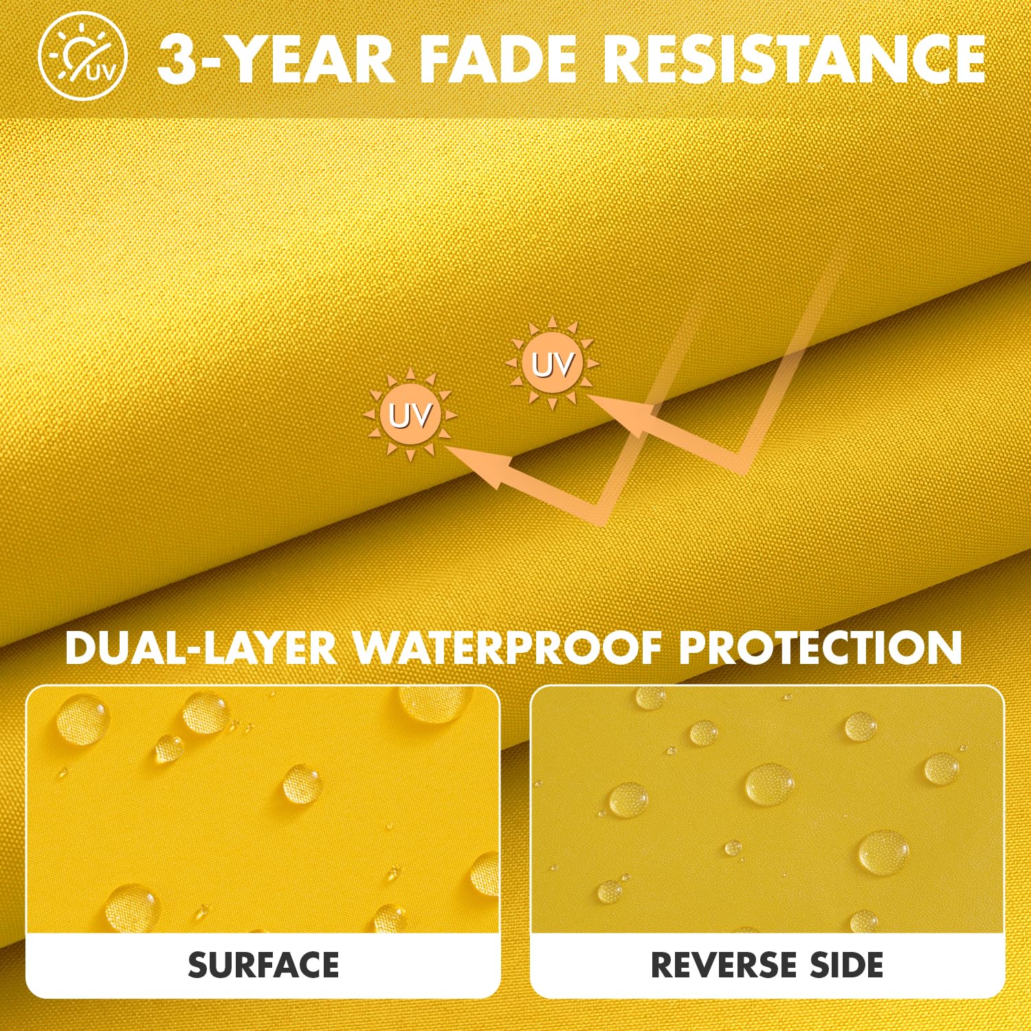 MIULEE side profile showing the 2-inch foam thickness and supportive high-resilience core