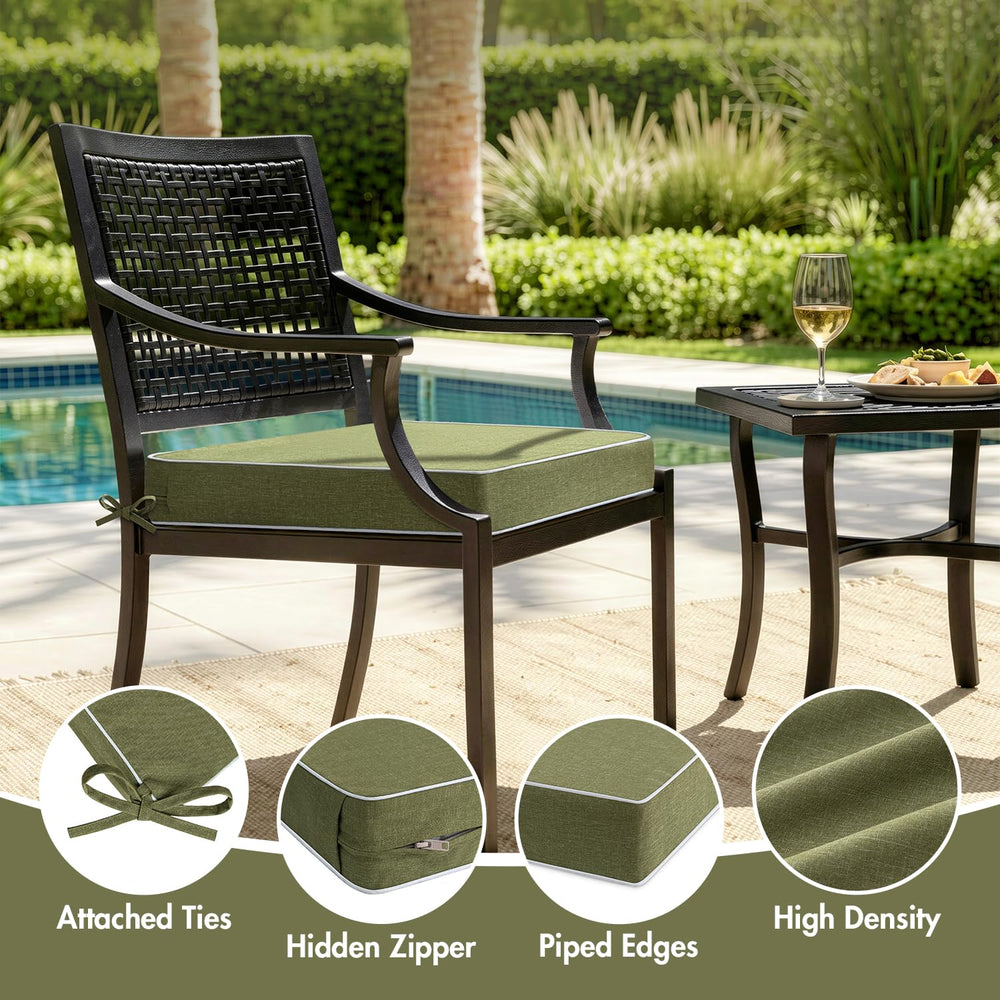 MIULEE side profile showing 3-inch foam thickness for supportive seating benefit