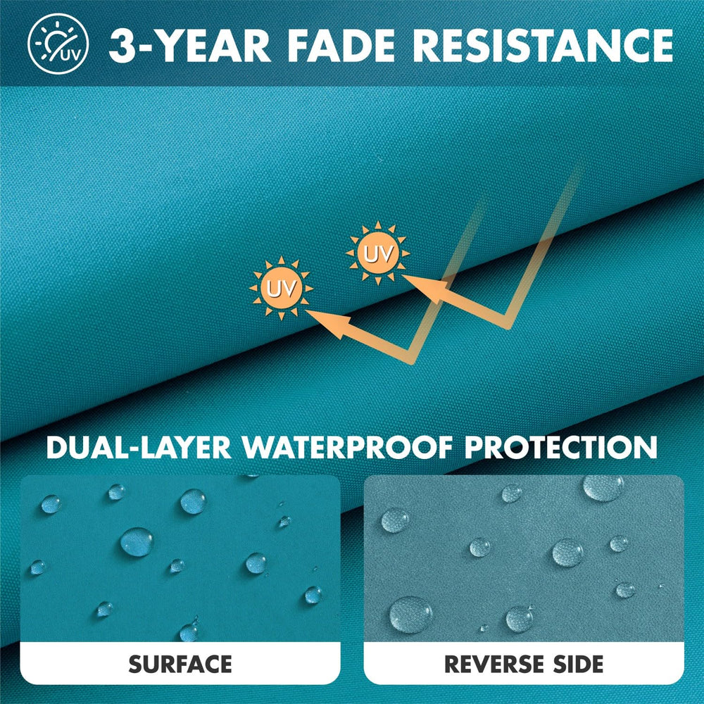 MIULEE cushion underside with anti-slip silicone dots for secure outdoor seating