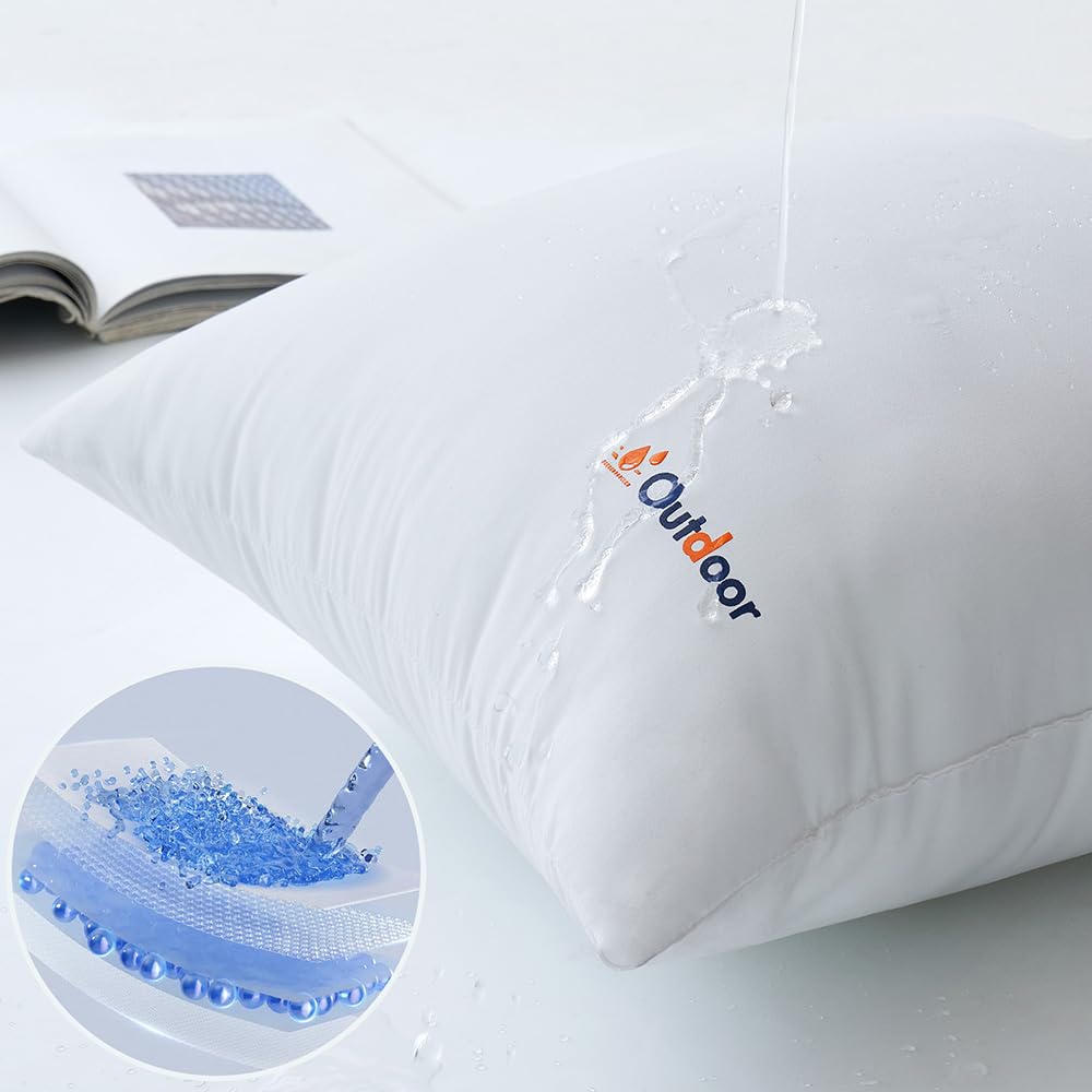 MIULEE detailed view of 7D polyester fiberfill showing soft loft and supportive comfort