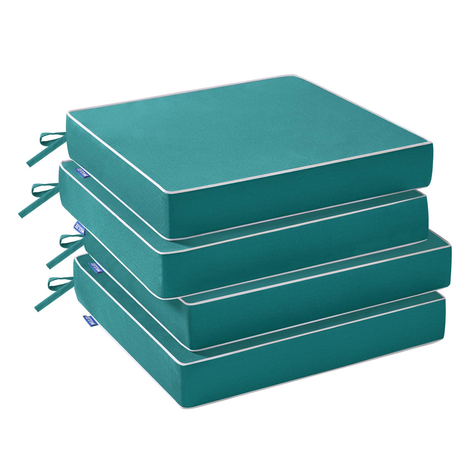 MIULEE turquoise cushion front view showing color and fit benefit