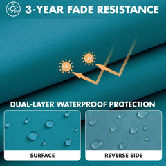 MIULEE side profile highlighting 3-inch foam thickness and comfortable support