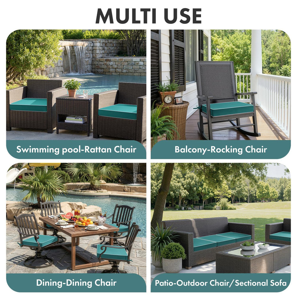 MIULEE splash test on cushion surface demonstrating DWR water repellency and cleaner fabric