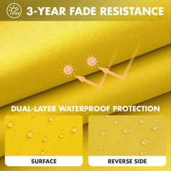 MIULEE zipper with double-overlap flap improving water resistance benefit