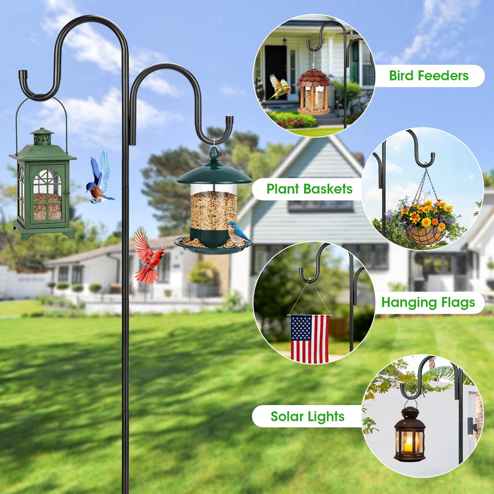 MIUVIBENI assembled with bird feeders illustrating multi-item use and balance