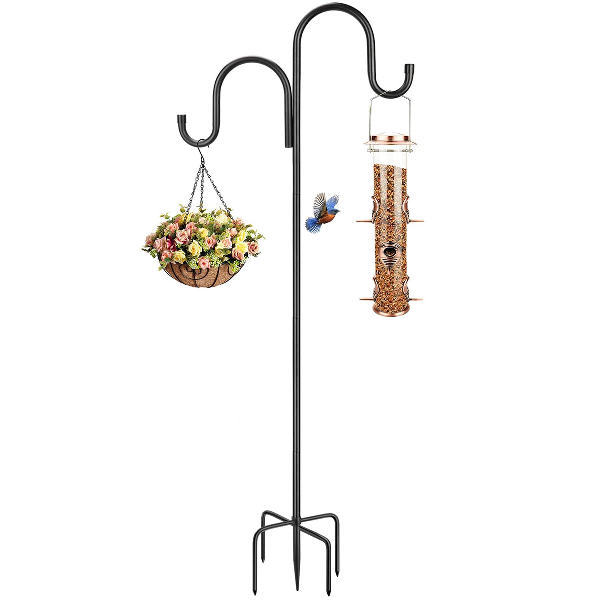 MIUVIBENI front view at full 92-inch height showing stable outdoor display