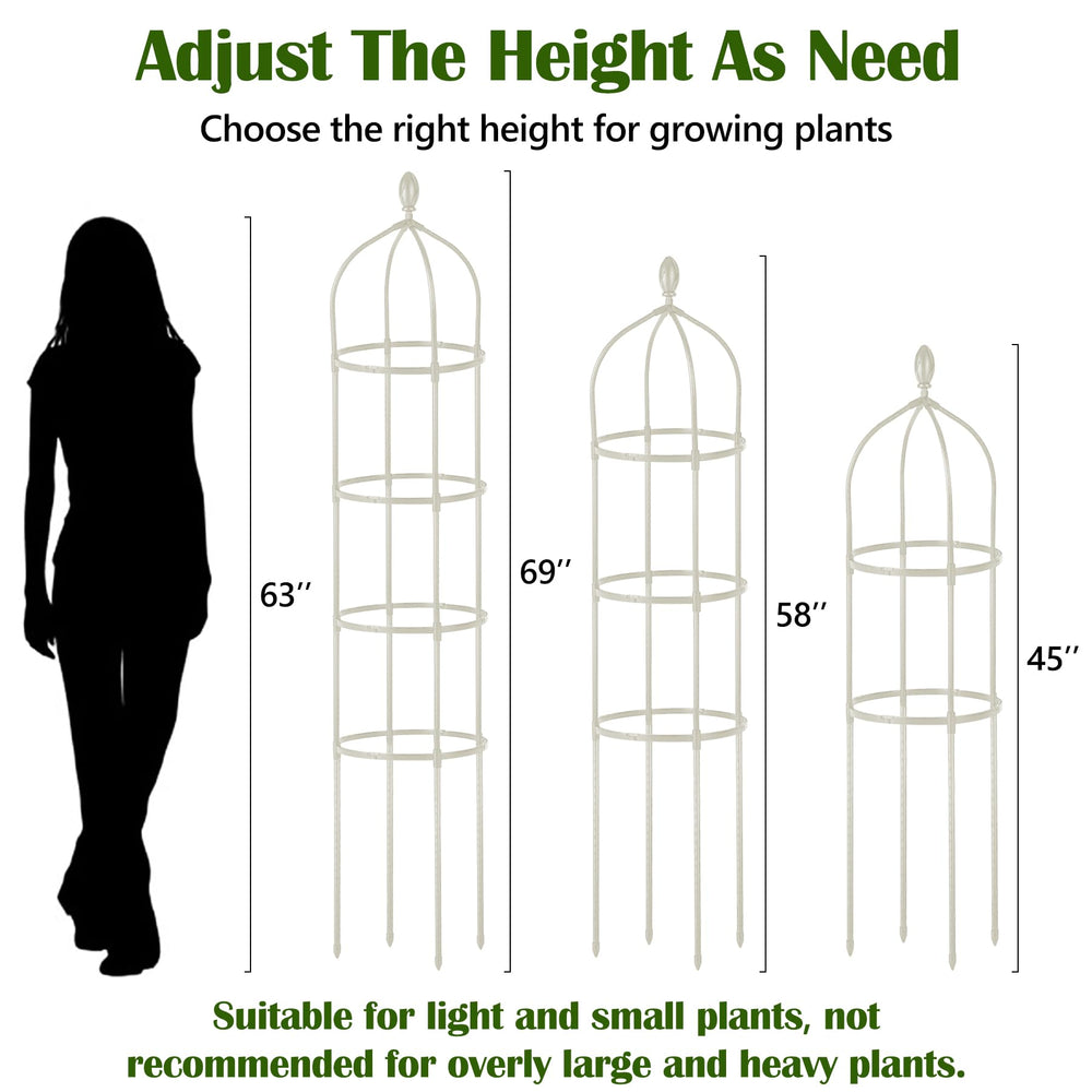 Miuwauer assembled 6ft trellis in garden providing vertical support to vines
