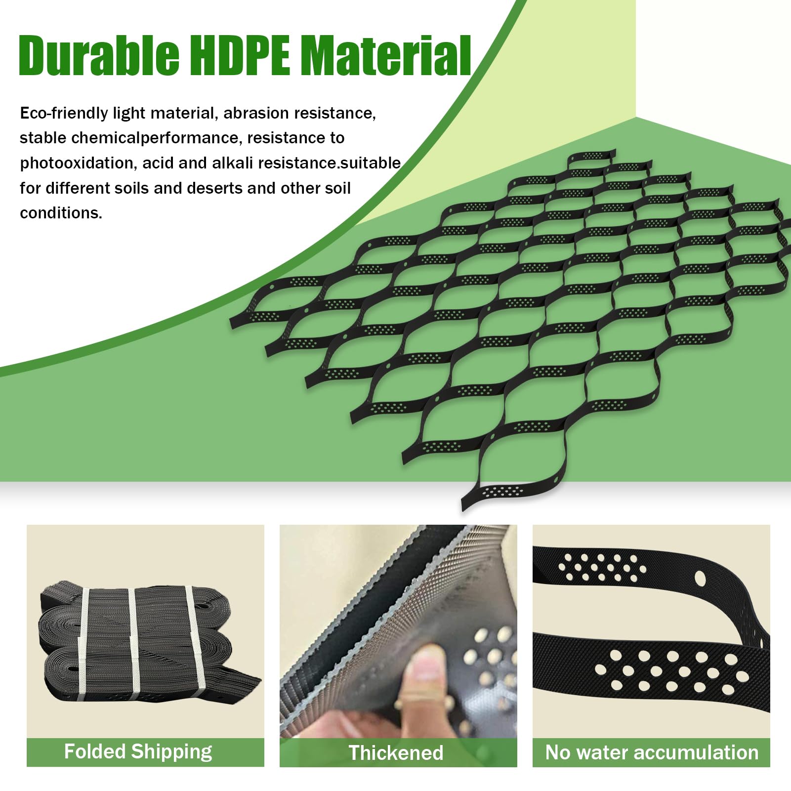 MIWOOYY cell close-up texture highlighting HDPE strength and weather resistance benefit