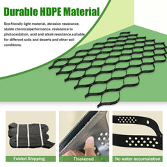 MIWOOYY cell close-up texture highlighting HDPE strength and weather resistance benefit
