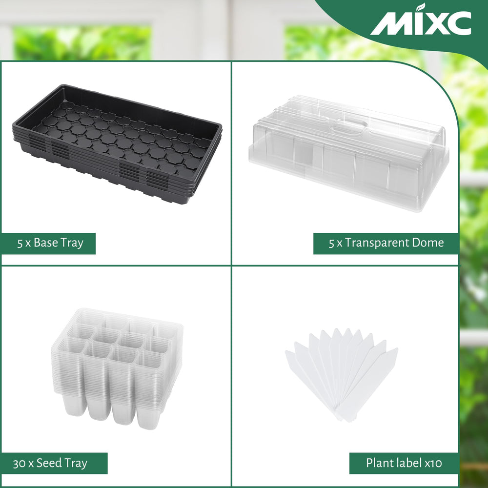 MIXC dome closeup with click-lock seal demonstrating humidity retention benefit